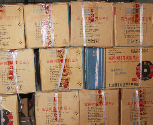 高速树脂角向磨光片